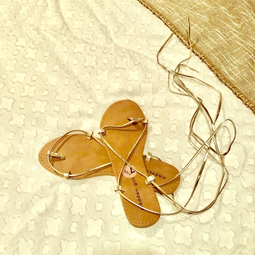 Madden Girl Lace Up Sandals - SOLD
